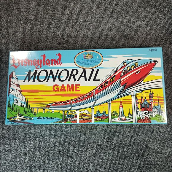 Disney Board Game Lot 4 Adventureland Fantasyland Monorail River 2005 SEALED - Picture 2 of 15